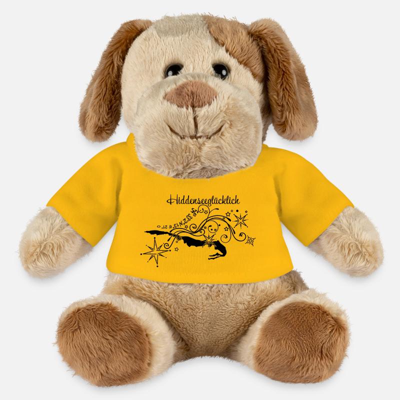 Hiddenseeglücklich logo - MiniFeet® Hund Helge - Sonnengelb