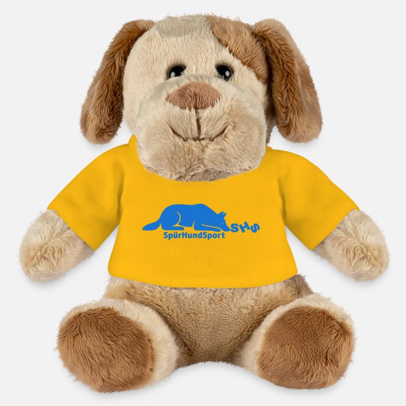 SHS logo blue - MiniFeet® Dog Helge - sun yellow