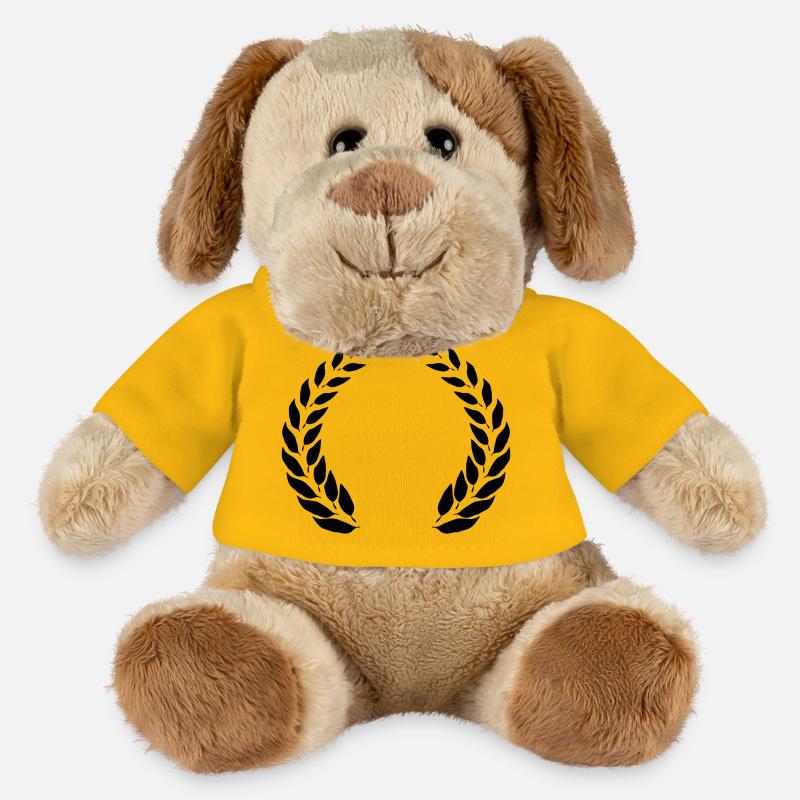 Lorbeerkranz Design - MiniFeet® Hund Helge - Sonnengelb