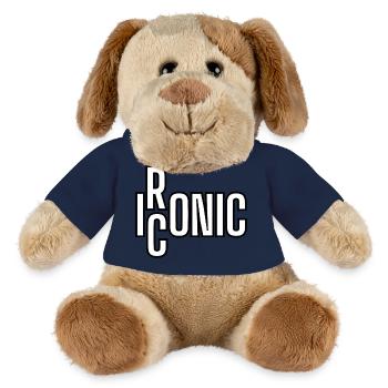 Ironic Bold Mono Typography - MiniFeet® Dog Helge - sun yellow - Front