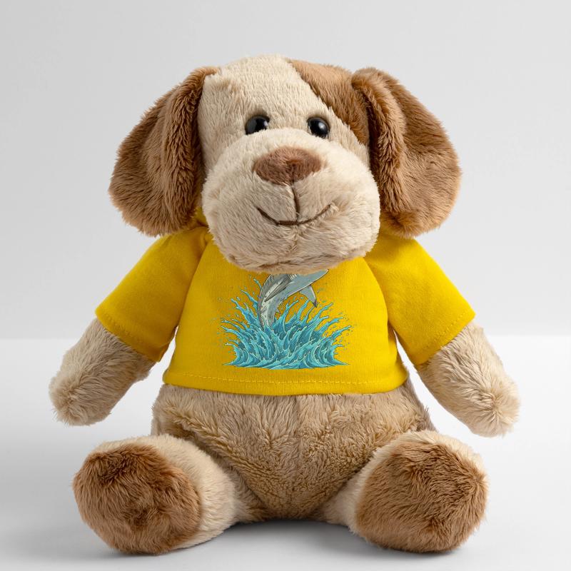 Saut de requin au-dessus de l’eau vive Chien en peluche Helge MiniFeet®