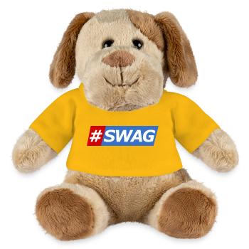 SWAG Block Colors Hashtag - MiniFeet® Dog Helge - sun yellow - Front