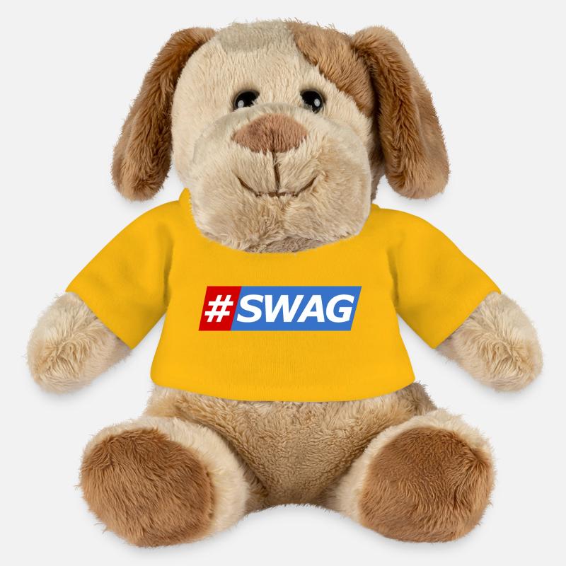 SWAG Bloc Couleurs Hashtag - Chien en peluche Helge MiniFeet® - jaune soleil