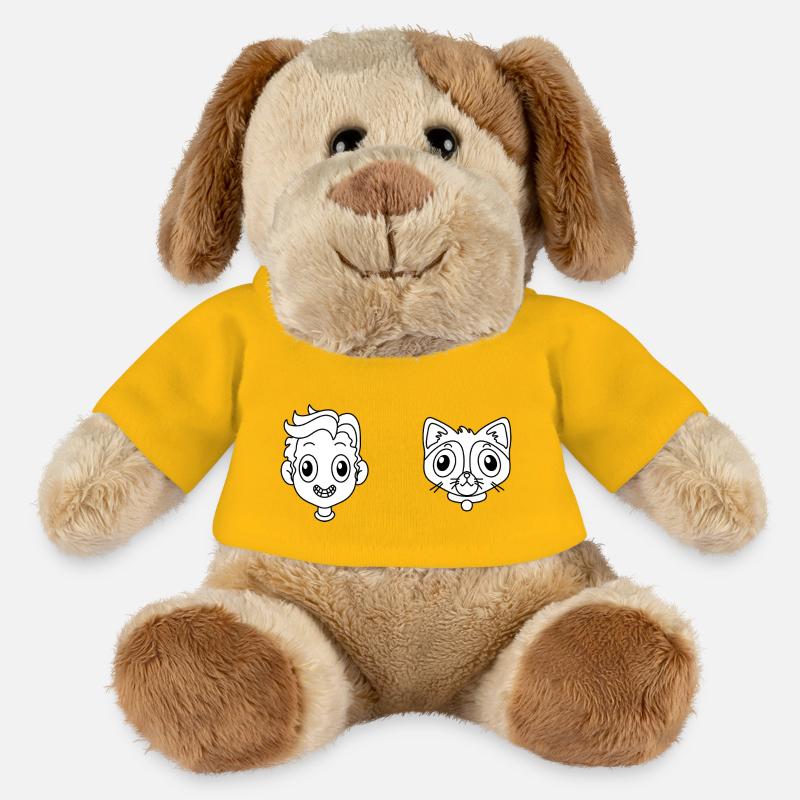 Haustier Katze - MiniFeet® Hund Helge - Sonnengelb