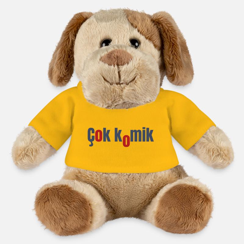 Cok Comic Grey Red - MiniFeet® Dog Helge - sun yellow