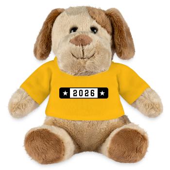 2026 - Chien en peluche Helge MiniFeet® - jaune soleil - Devant