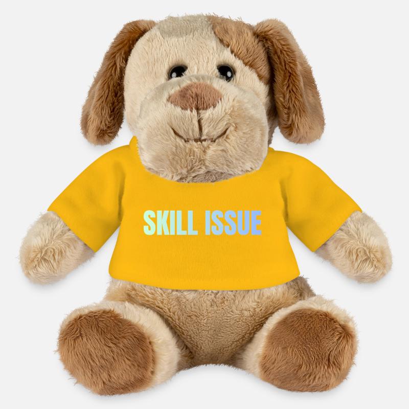 Skill Issue Gradient - MiniFeet® Hund Helge - Sonnengelb