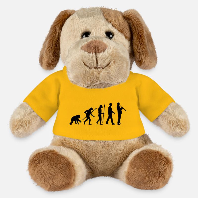 evolution_klarinette_spieler_082013_a_1c - MiniFeet® Hund Helge - Sonnengelb