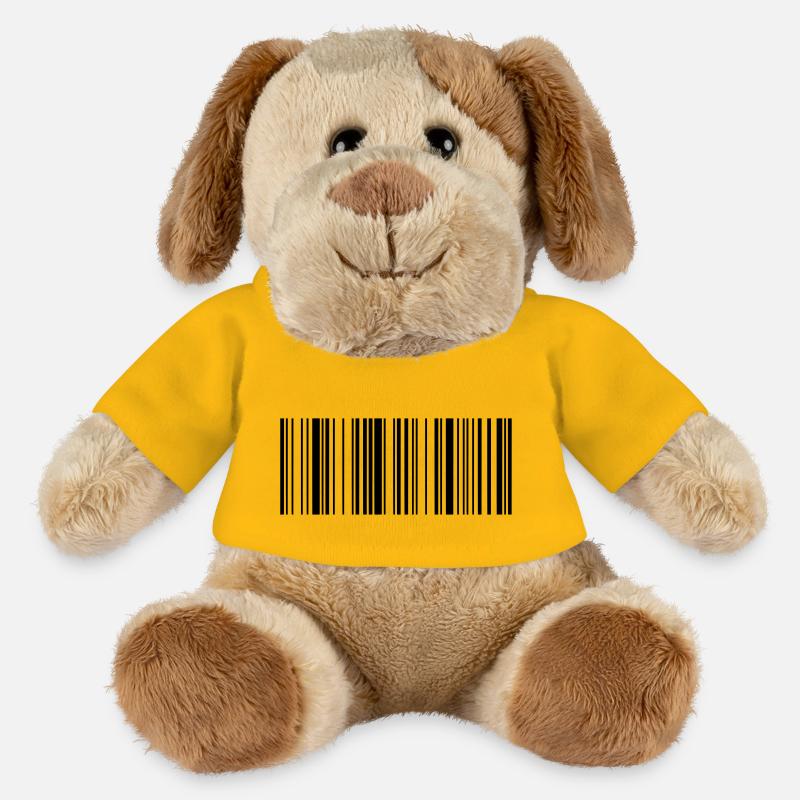 Barcode Scannen EAN 1c - MiniFeet® Hund Helge - Sonnengelb