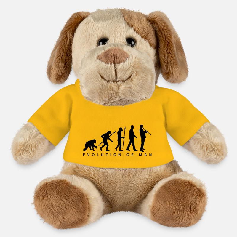 evolution_klarinette_spieler_082013_b_1c - Chien en peluche Helge MiniFeet® - jaune soleil