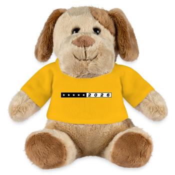 2026 Sterne Symbol - MiniFeet® Hund Helge - Sonnengelb - Vorne