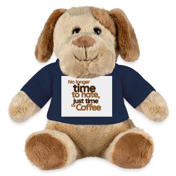 Tasse à café - Chien en peluche Helge MiniFeet® - jaune soleil - Devant