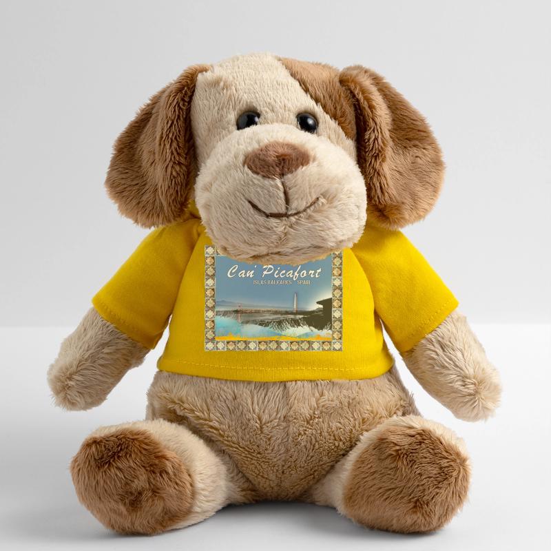 Can Picafort Illustration côtière Chien en peluche Helge MiniFeet®