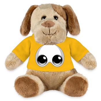 Face - MiniFeet® Dog Helge - sun yellow - Front