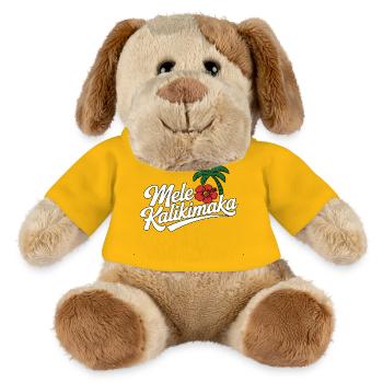 Mele Kalikimaka Hawaii Christmas - MiniFeet® Dog Helge - sun yellow - Front
