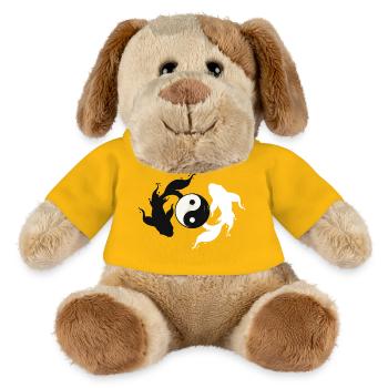 Yin and Yang Harmony - MiniFeet® Dog Helge - sun yellow - Front