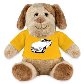 MG Roadster Classic Britischer Sportwagen - MiniFeet® Hund Helge - Sonnengelb - Vorne