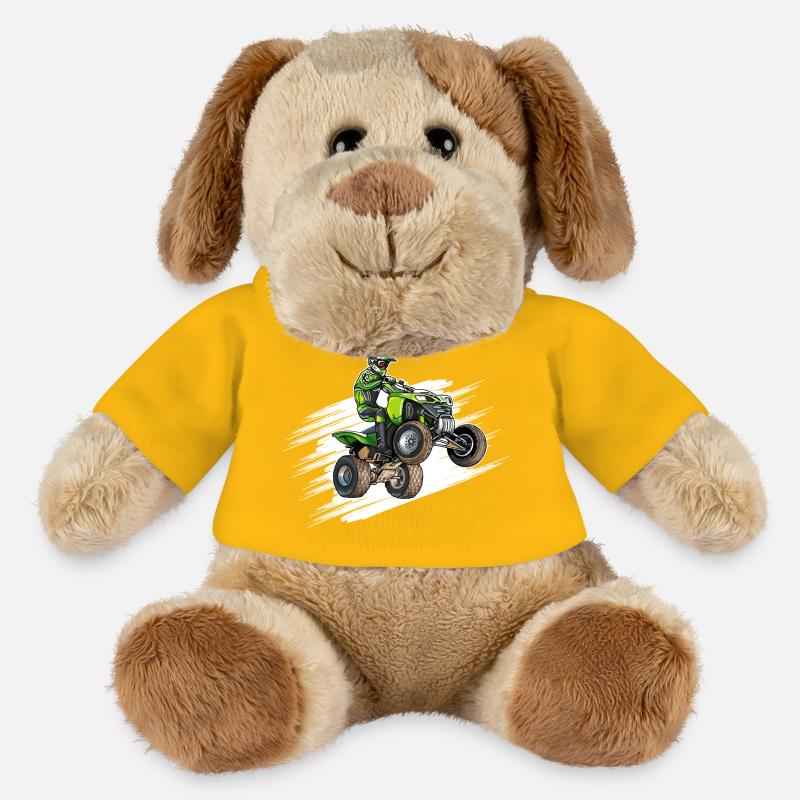 Motorrad, Quad - MiniFeet® Hund Helge - Sonnengelb