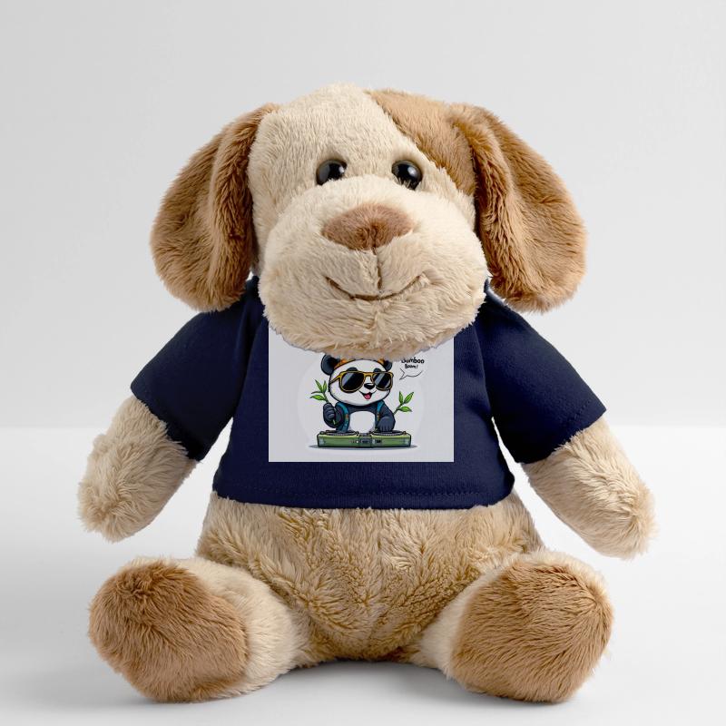 Panda DJ mit Bambusstäben MiniFeet® Hund Helge