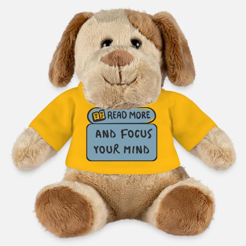 Read More Focus Your Mind - Chien en peluche Helge MiniFeet® - jaune soleil
