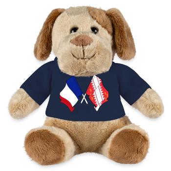 Alsace & France Crossed - MiniFeet® Dog Helge - sun yellow - Front