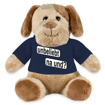 Unpopular So what? Rebellious statement - MiniFeet® Dog Helge - sun yellow - Front