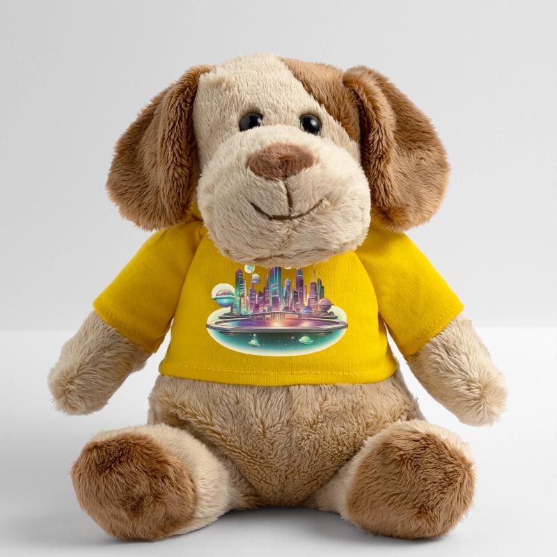 Silhouette de la Cité Spatiale Néon Chien en peluche Helge MiniFeet®