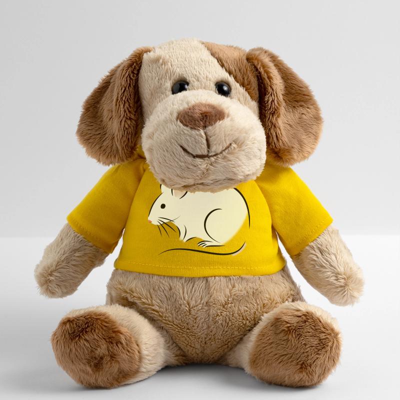 rat blanc Chien en peluche Helge MiniFeet®