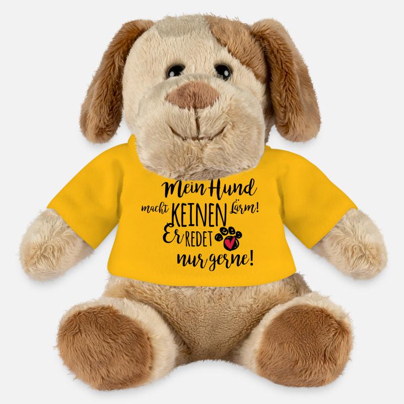 Mein Hund redet... - MiniFeet® Hund Helge - Sonnengelb