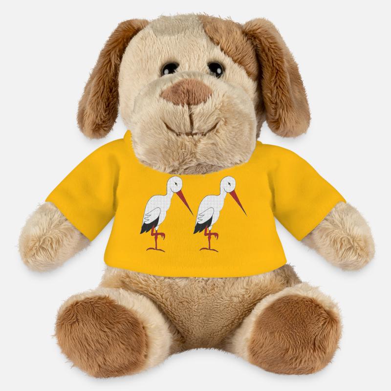 storch 2 fach - MiniFeet® Hund Helge - Sonnengelb