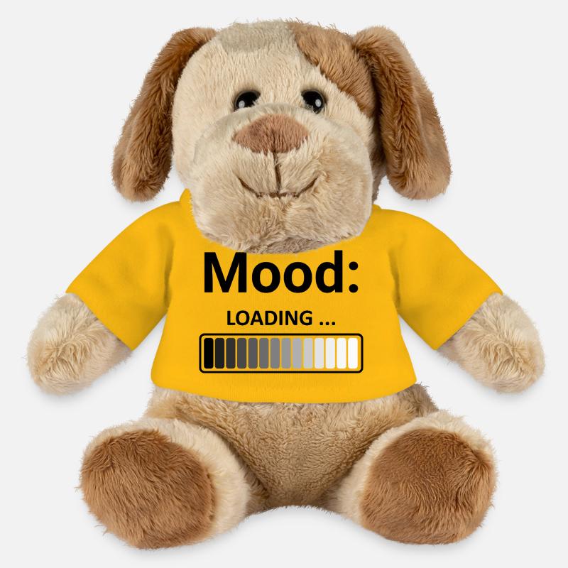 Mood Loading Stylish Design Loading Bar - MiniFeet® Dog Helge - sun yellow