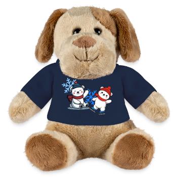 Winterbären Freunde - MiniFeet® Hund Helge - Sonnengelb - Vorne