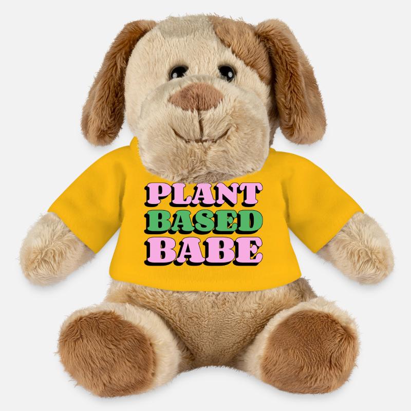 Bébé à base de plantes - Chien en peluche Helge MiniFeet® - jaune soleil