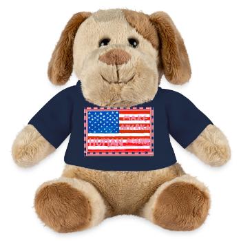 MAKE_AMERICA_HUMAN_AGAIN _A5 - MiniFeet® Dog Helge - french navy - Front