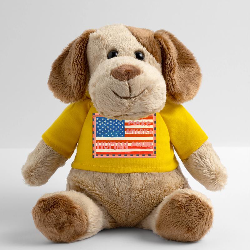 MAKE_AMERICA_HUMAN_AGAIN-_A5 MiniFeet® Hund Helge