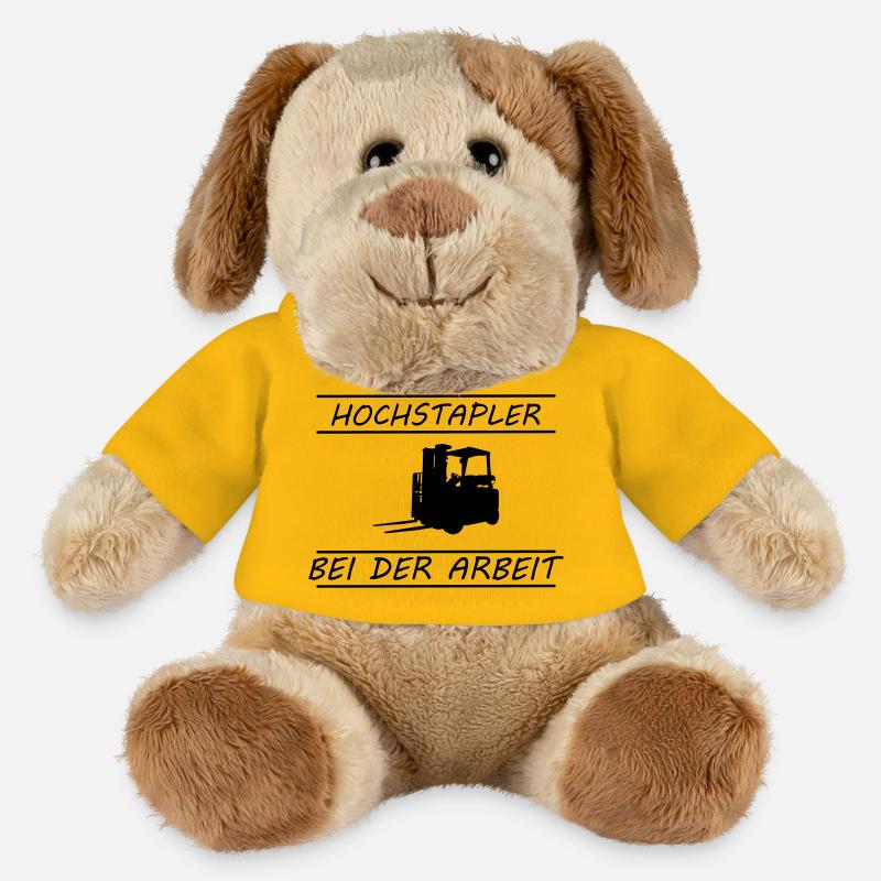 Hochstapler bei der Arbeit - MiniFeet® Hund Helge - Sonnengelb