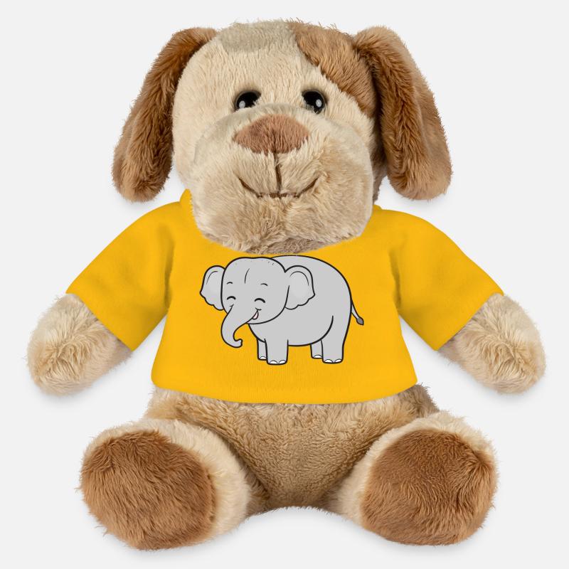Elefant Elefanten - MiniFeet® Hund Helge - Sonnengelb