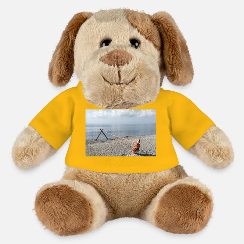 Meeresseil auf See - MiniFeet® Hund Helge - Sonnengelb