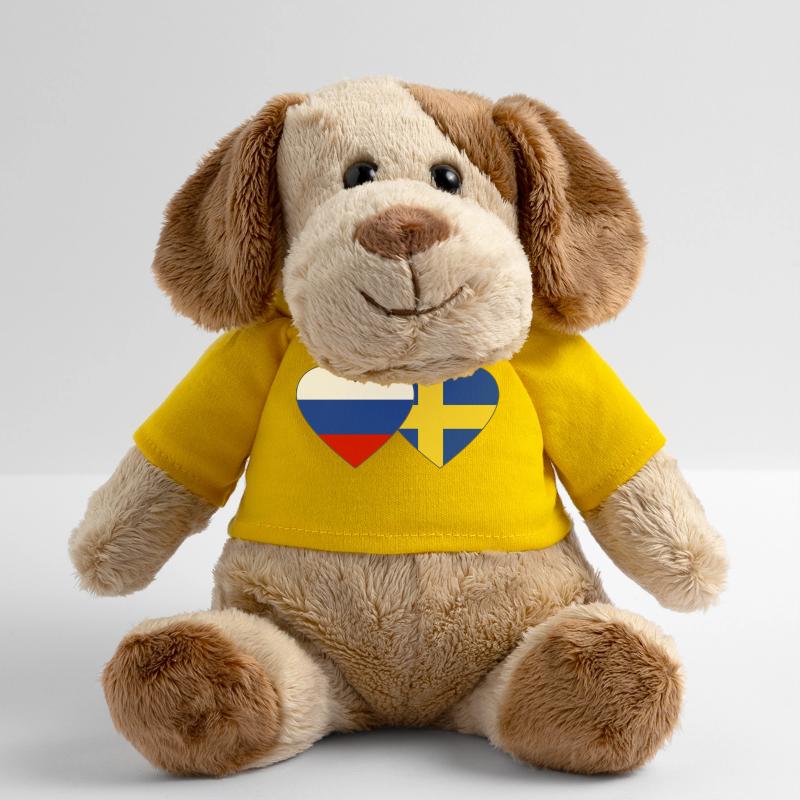 Drapeau de la Suède Russie Chien en peluche Helge MiniFeet®