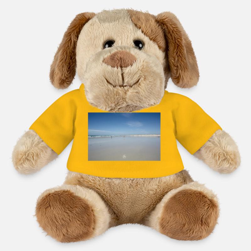Beach - Chien en peluche Helge MiniFeet® - jaune soleil