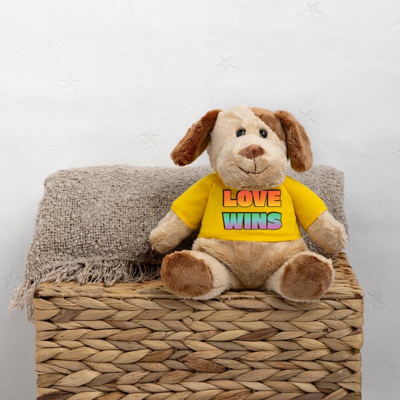 Love Wins Gradient Bold Text MiniFeet® Dog Helge