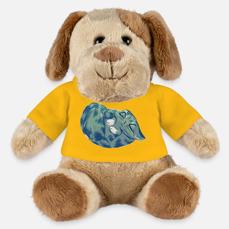 Squishy Azure - MiniFeet® Dog Helge - sun yellow
