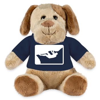 Boulderer en plein air - Chien en peluche Helge MiniFeet® - jaune soleil - Devant