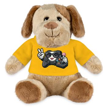 Kawaii WWII-Spielcontroller - MiniFeet® Hund Helge - Sonnengelb - Vorne