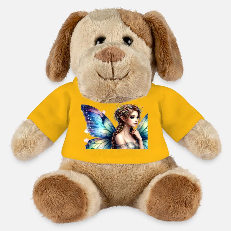Irisierende Feenkrone - MiniFeet® Hund Helge - Sonnengelb