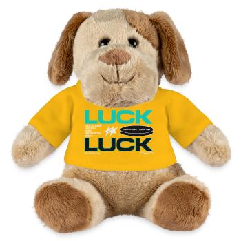 Luck & Opportunity Motiv - MiniFeet® Hund Helge - Sonnengelb - Vorne