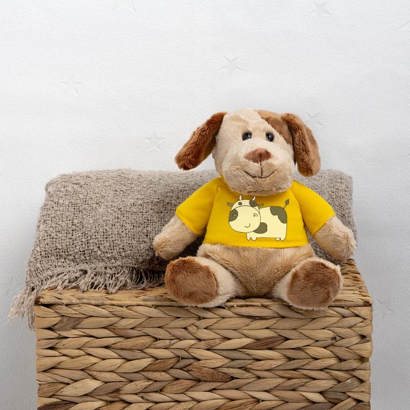 Vache sucrée Chien en peluche Helge MiniFeet®