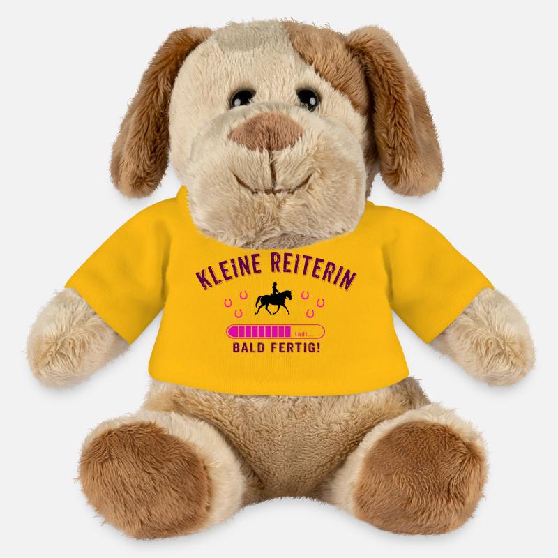 Reiterin - MiniFeet® Hund Helge - Sonnengelb