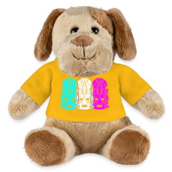 Mayan calendar aztec Inca - MiniFeet® Dog Helge - sun yellow - Front