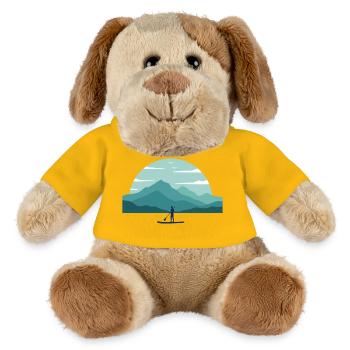 Paddleboard Dawn Over Peaks - MiniFeet® Hund Helge - Sonnengelb - Vorne